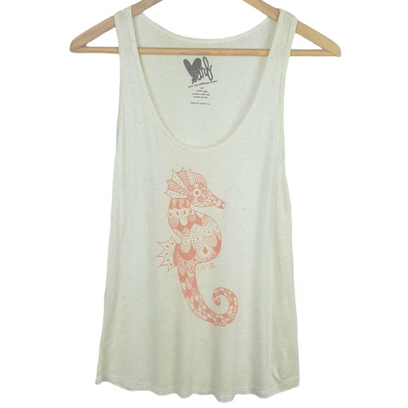Seahorse Luv Surf Muscle Tank Top - Picture 1 of 7